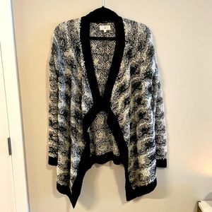 Lou & Grey Black/White Cardigan